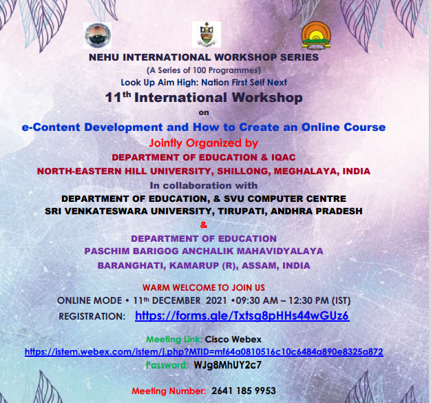 Events – Sri Venkateswara University, Tirupati